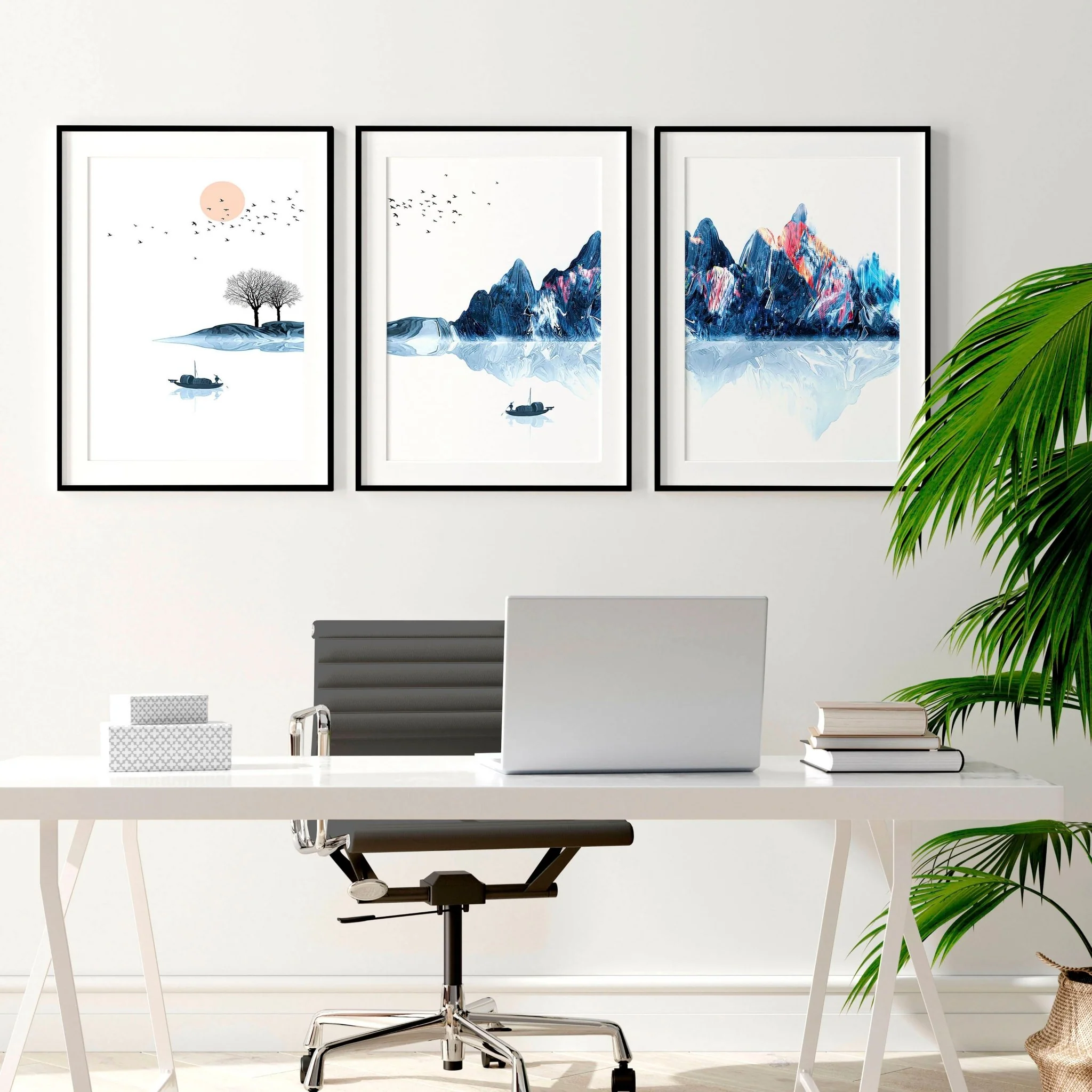 Artwork for an office | set of 3 wall art prints - Image 7