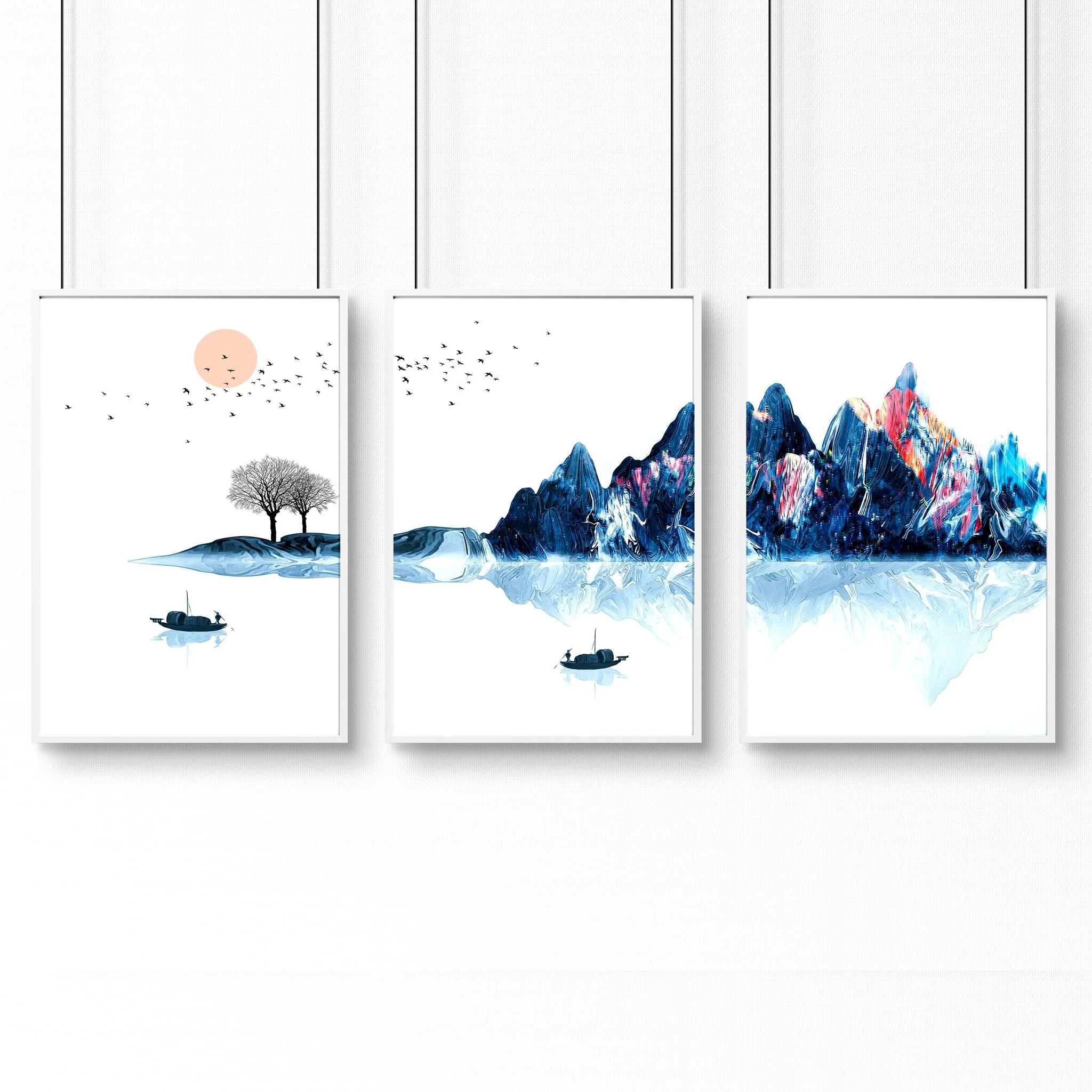 Artwork for an office | set of 3 wall art prints - Image 9