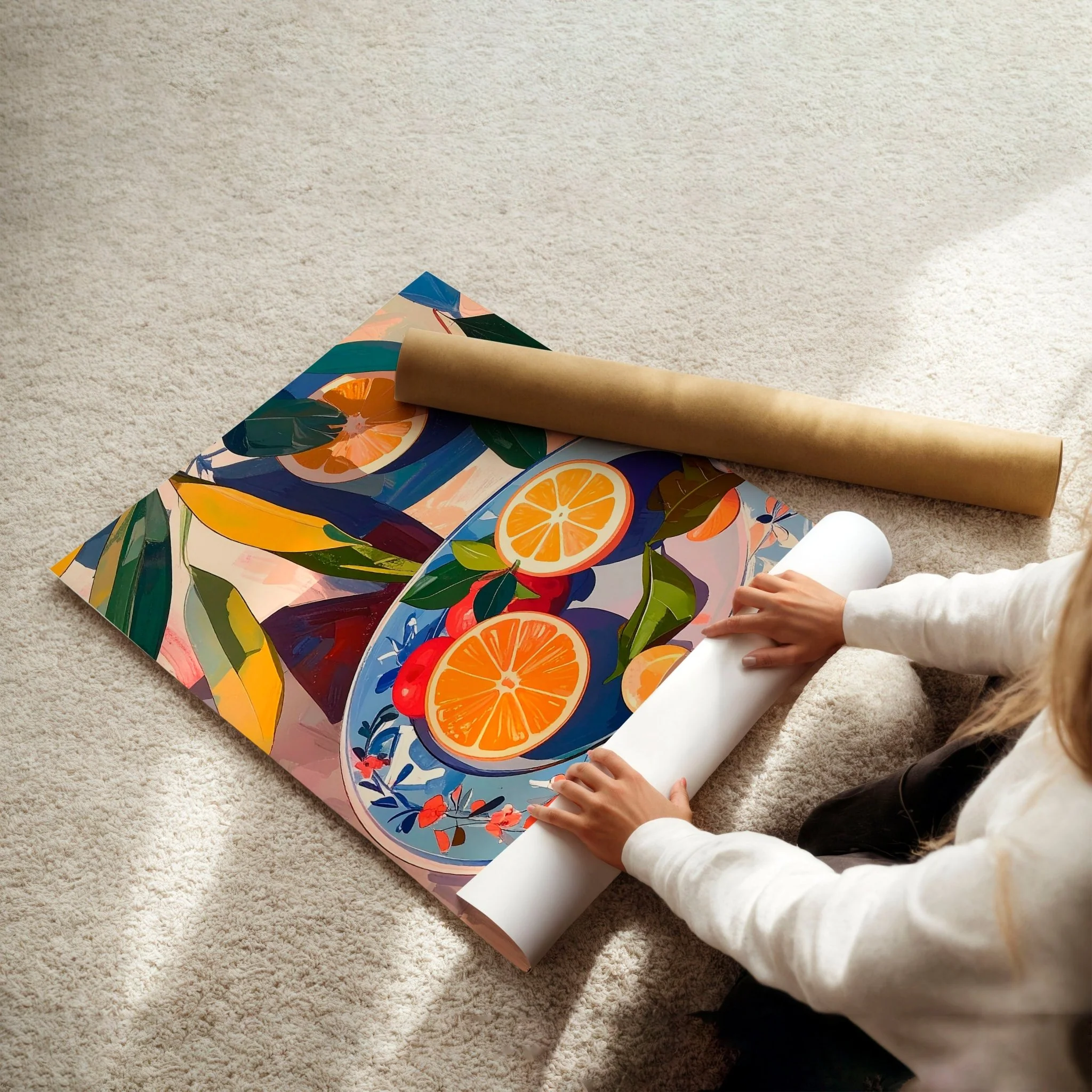 Artwork For Kitchen | Set of 3 Citrus Wall art Prints - Image 7