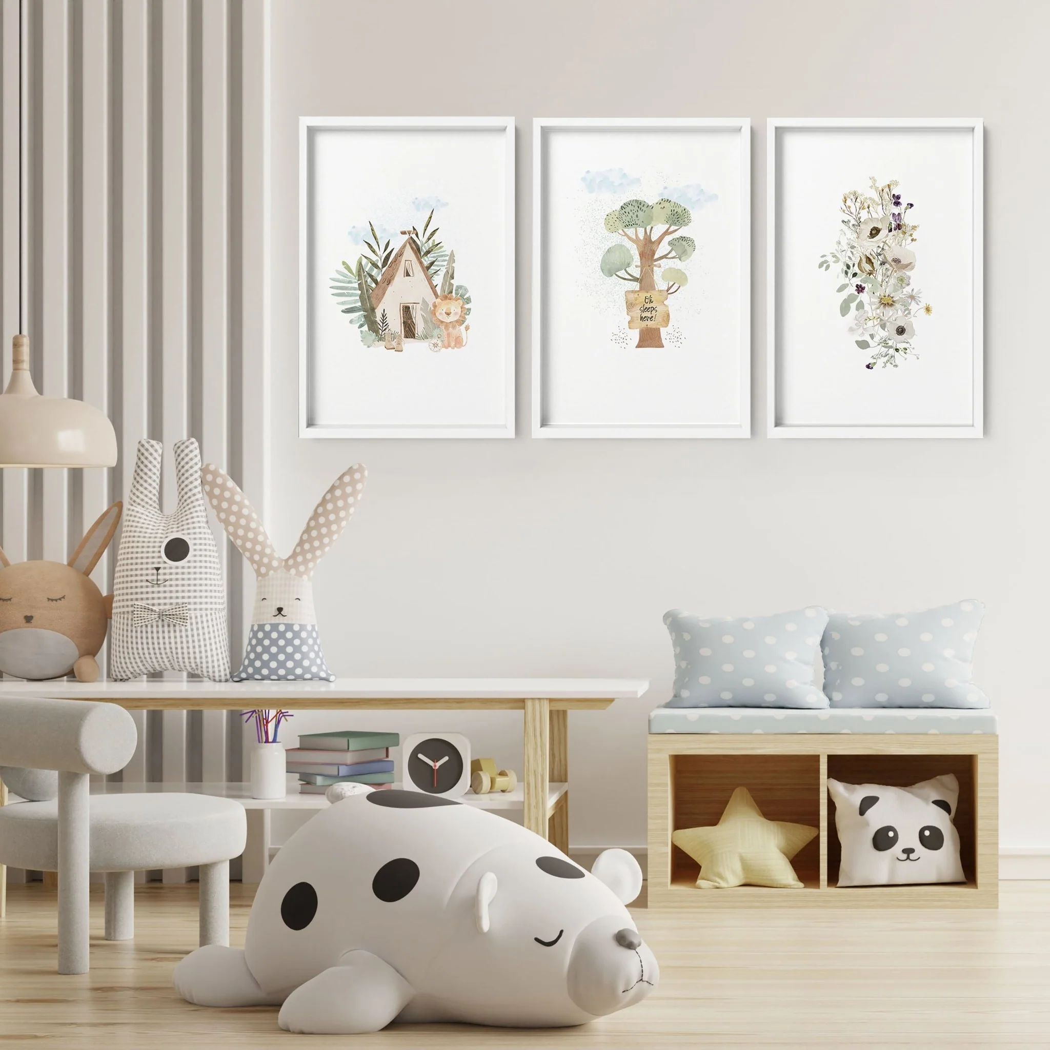 Artwork For Nursery Walls | Set of 3 wall art prints - Image 10