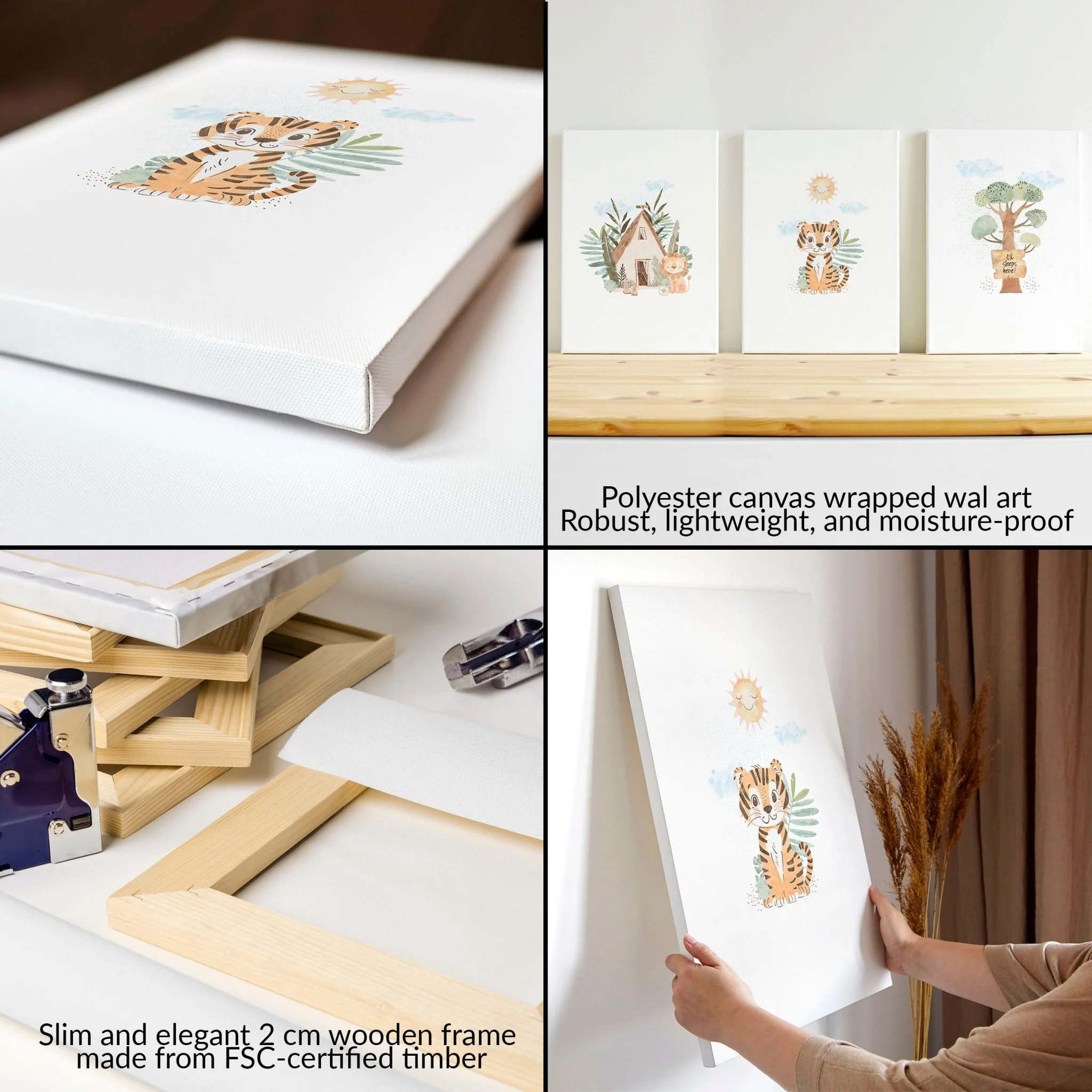 Artwork For Nursery Walls | Set of 3 wall art prints - Image 11
