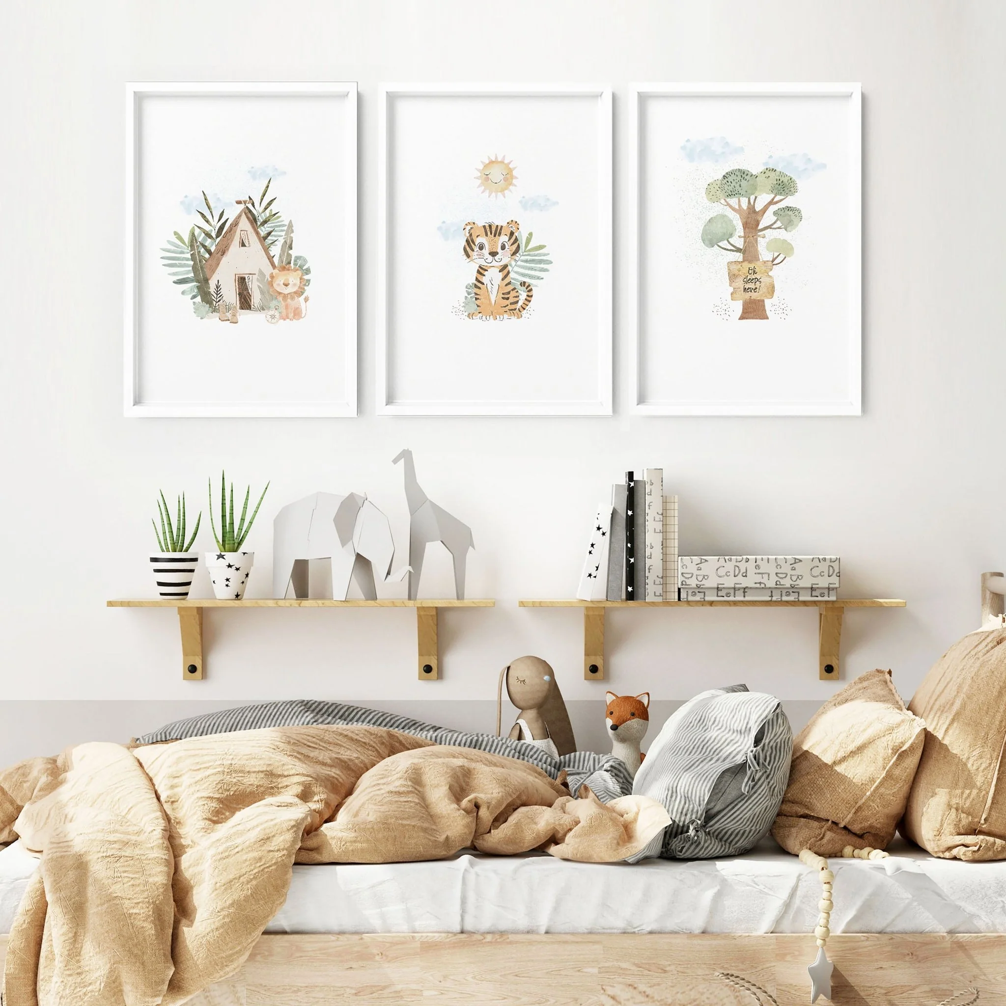 Artwork For Nursery Walls | Set of 3 wall art prints - Image 4