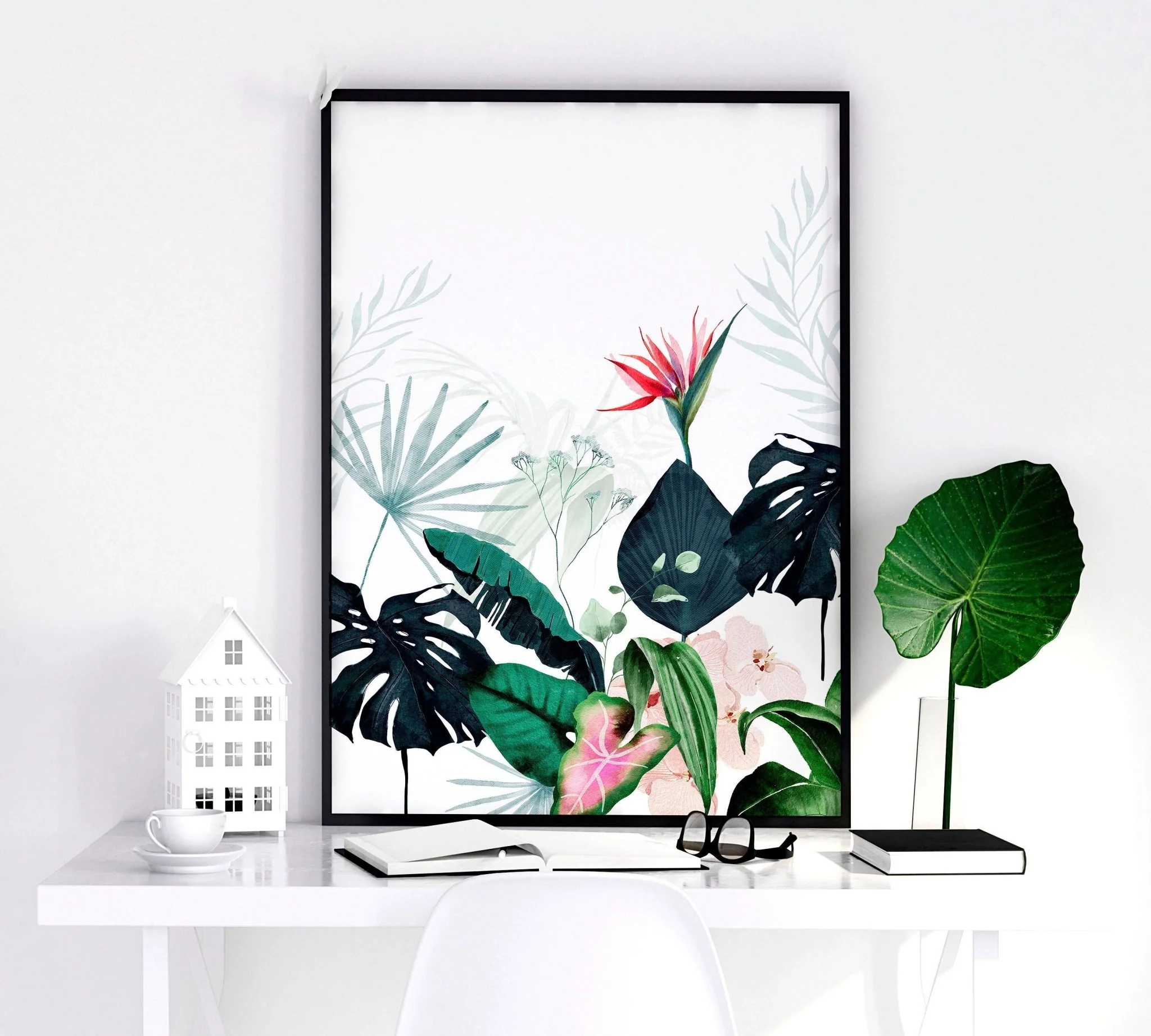 Artwork for offices | set of 3 Tropical wall art - Image 6