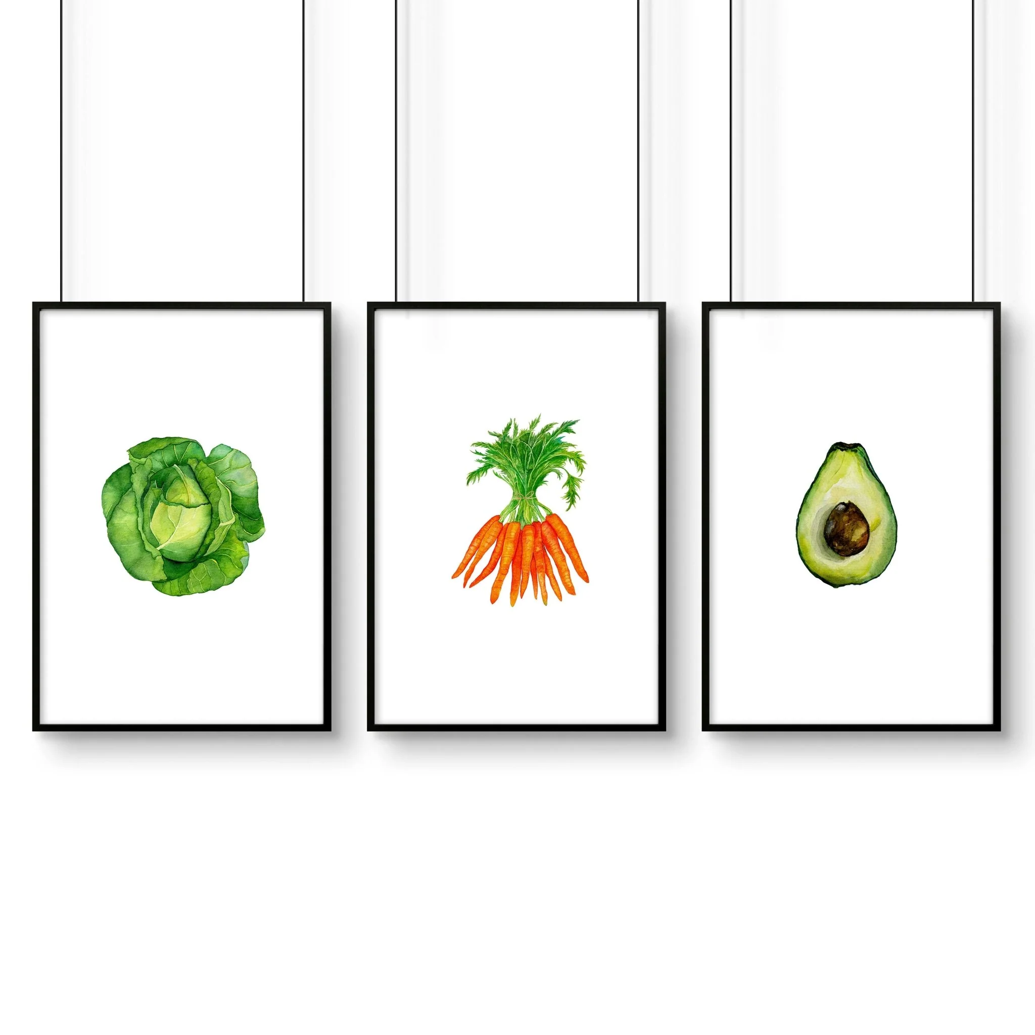 Artwork for the kitchen | Set of 3 framed wall art - Image 7