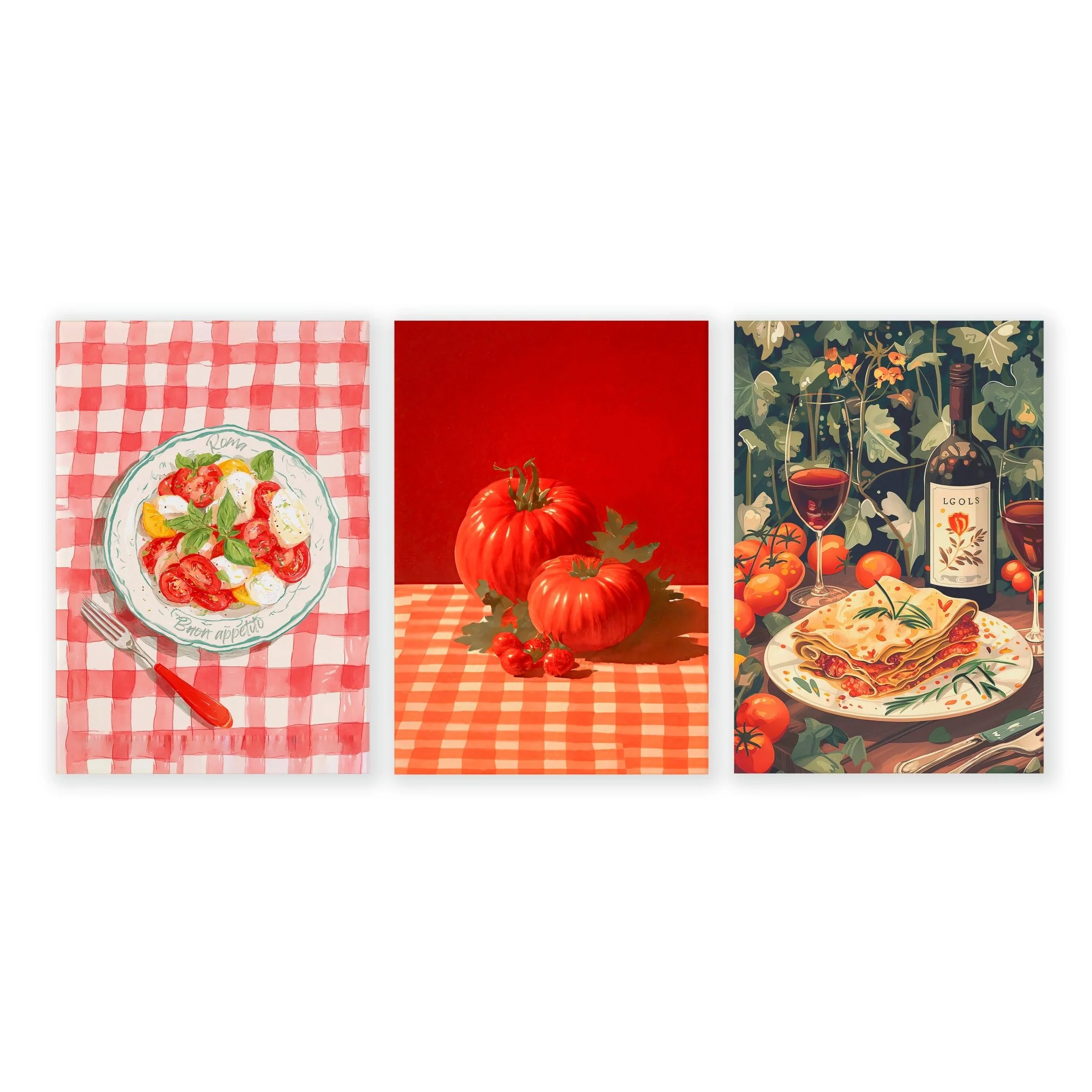 Artwork For The Kitchen Wall | Set of 3 Italian Lifestyle Wall art Prints - Image 14