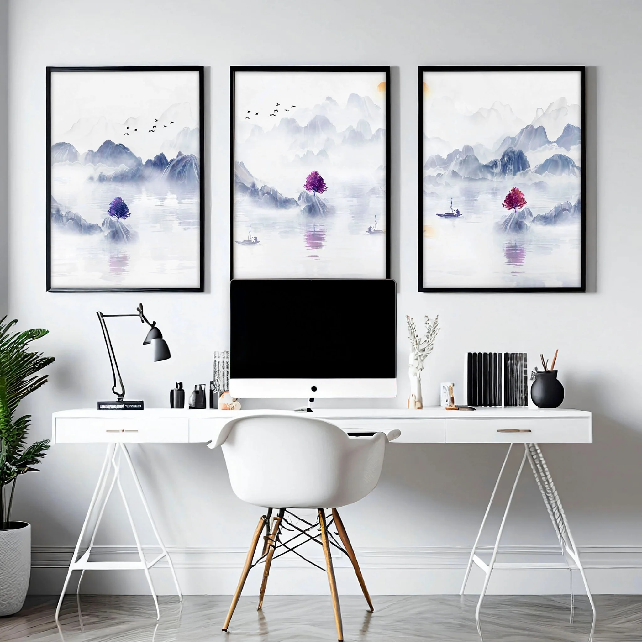 Artwork for the office | set of 3 framed wall art - Image 7
