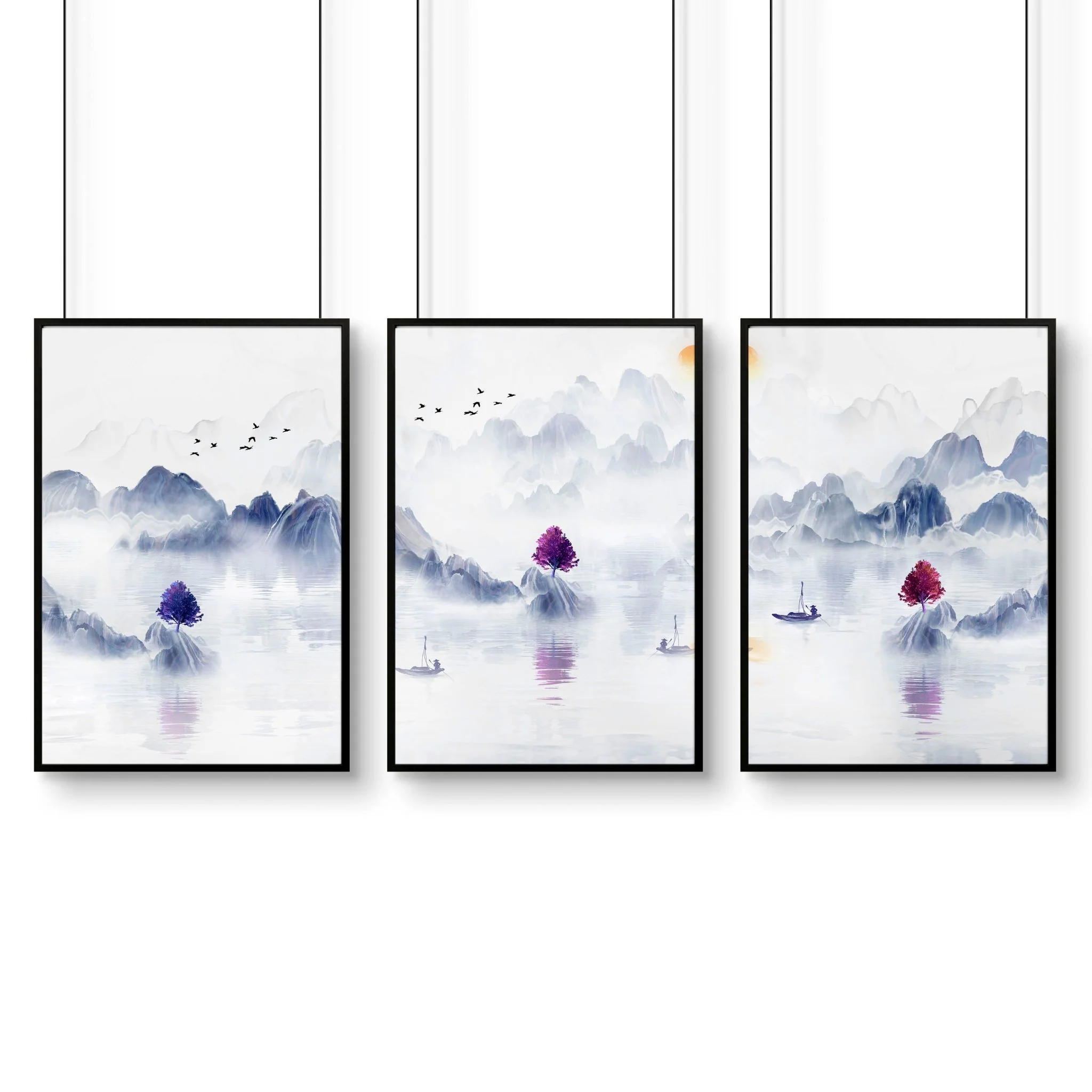 Artwork for the office | set of 3 framed wall art - Image 8
