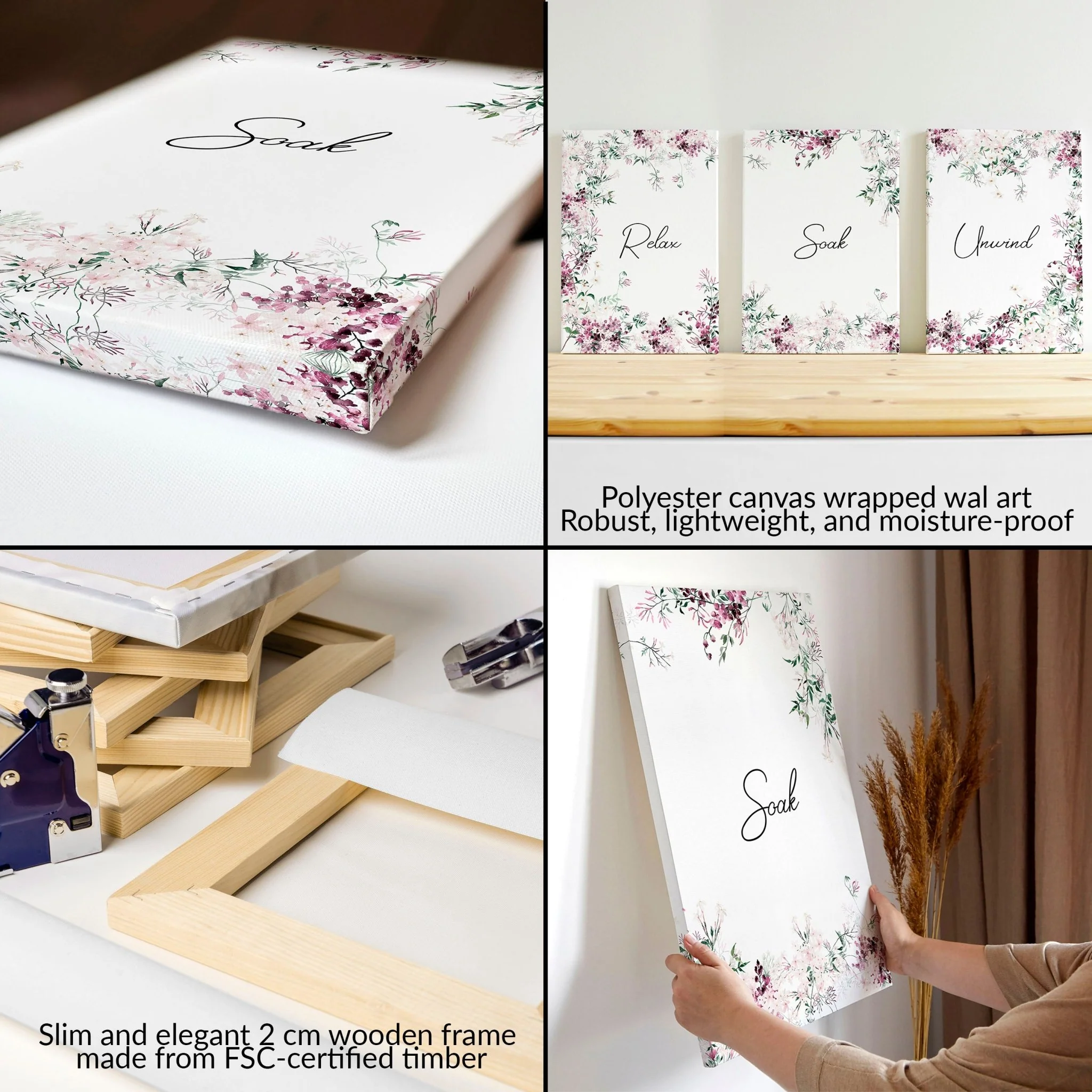 Artwork In Bathroom | Set of 3 wall art prints - Image 8