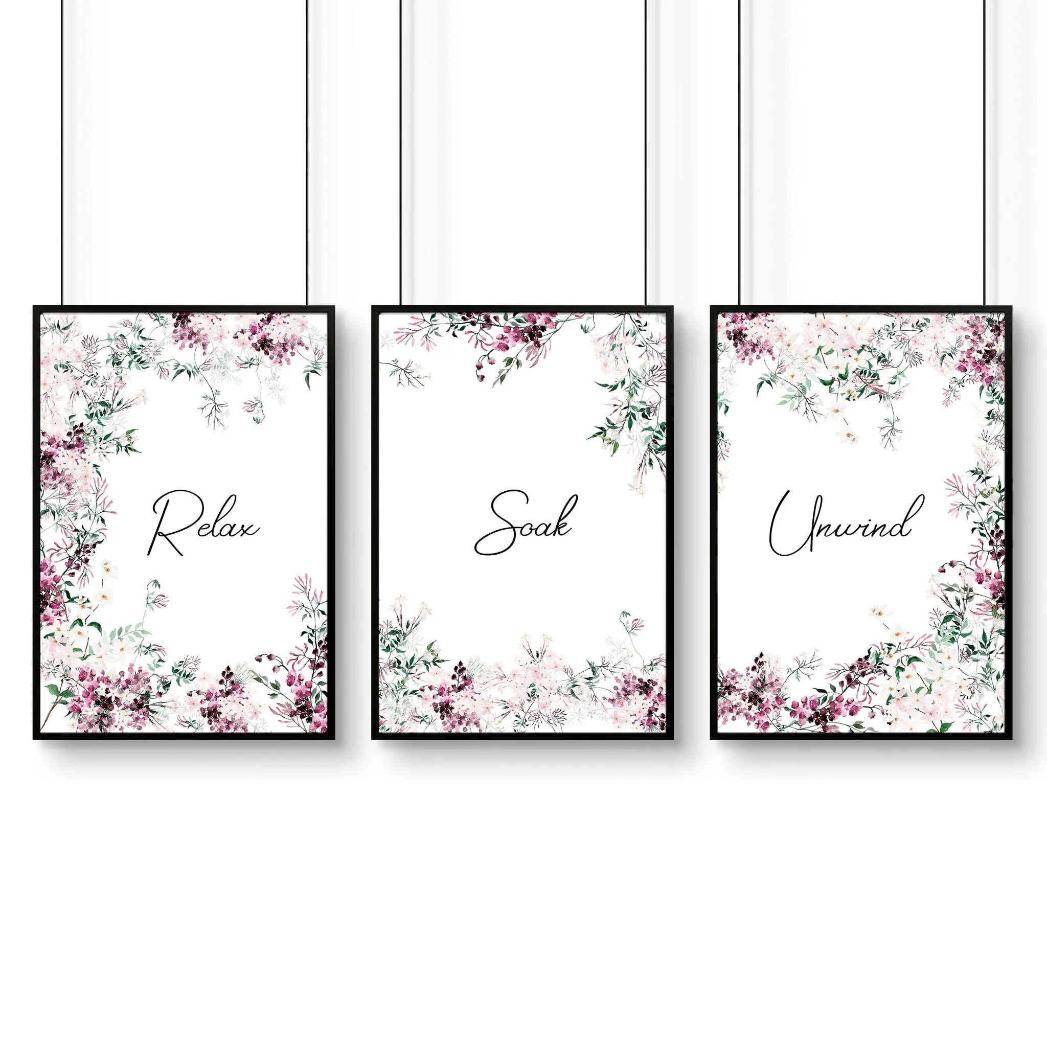 Artwork In Bathroom | Set of 3 wall art prints - Image 9