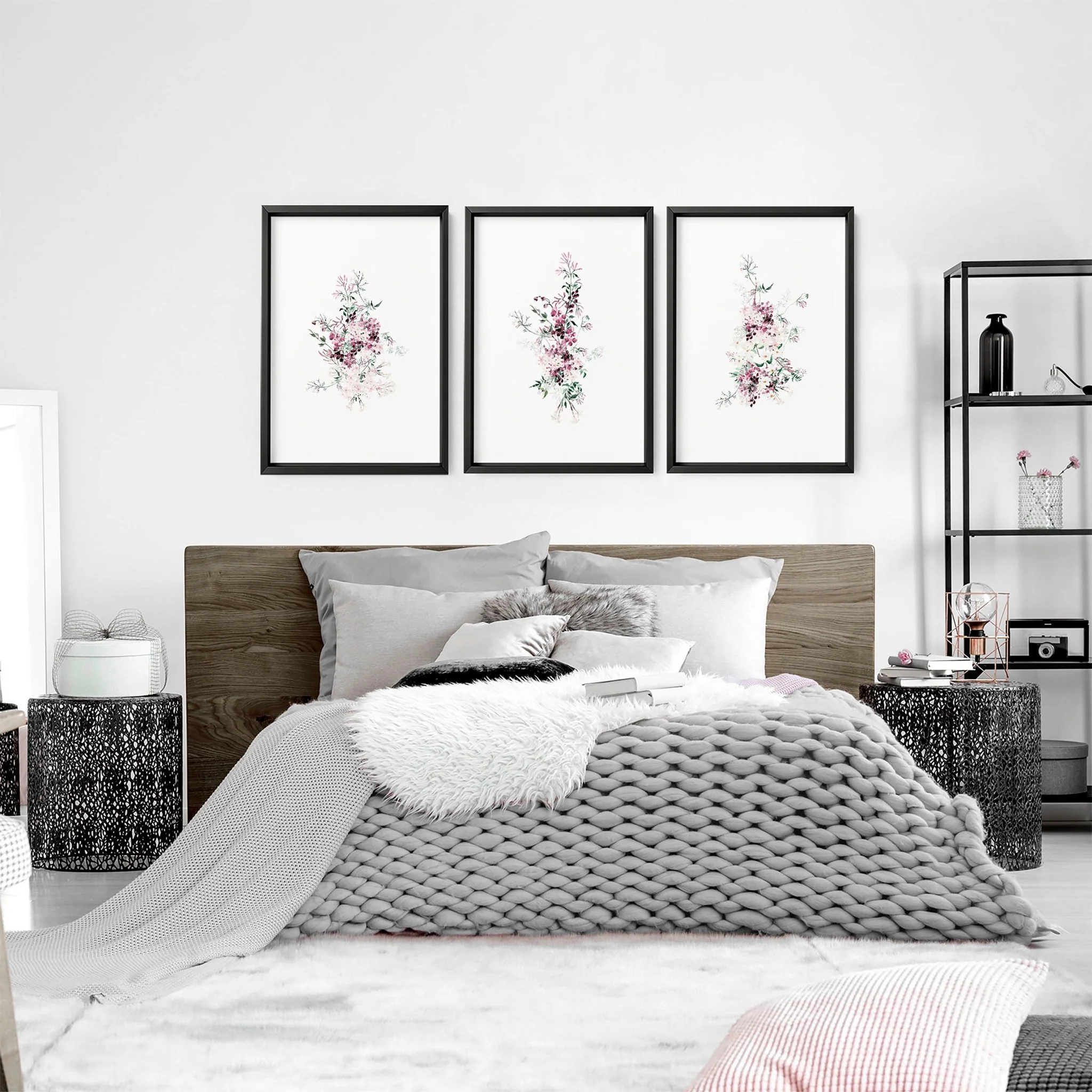 Artwork In Bedroom | Set of 3 wall art prints - Image 5