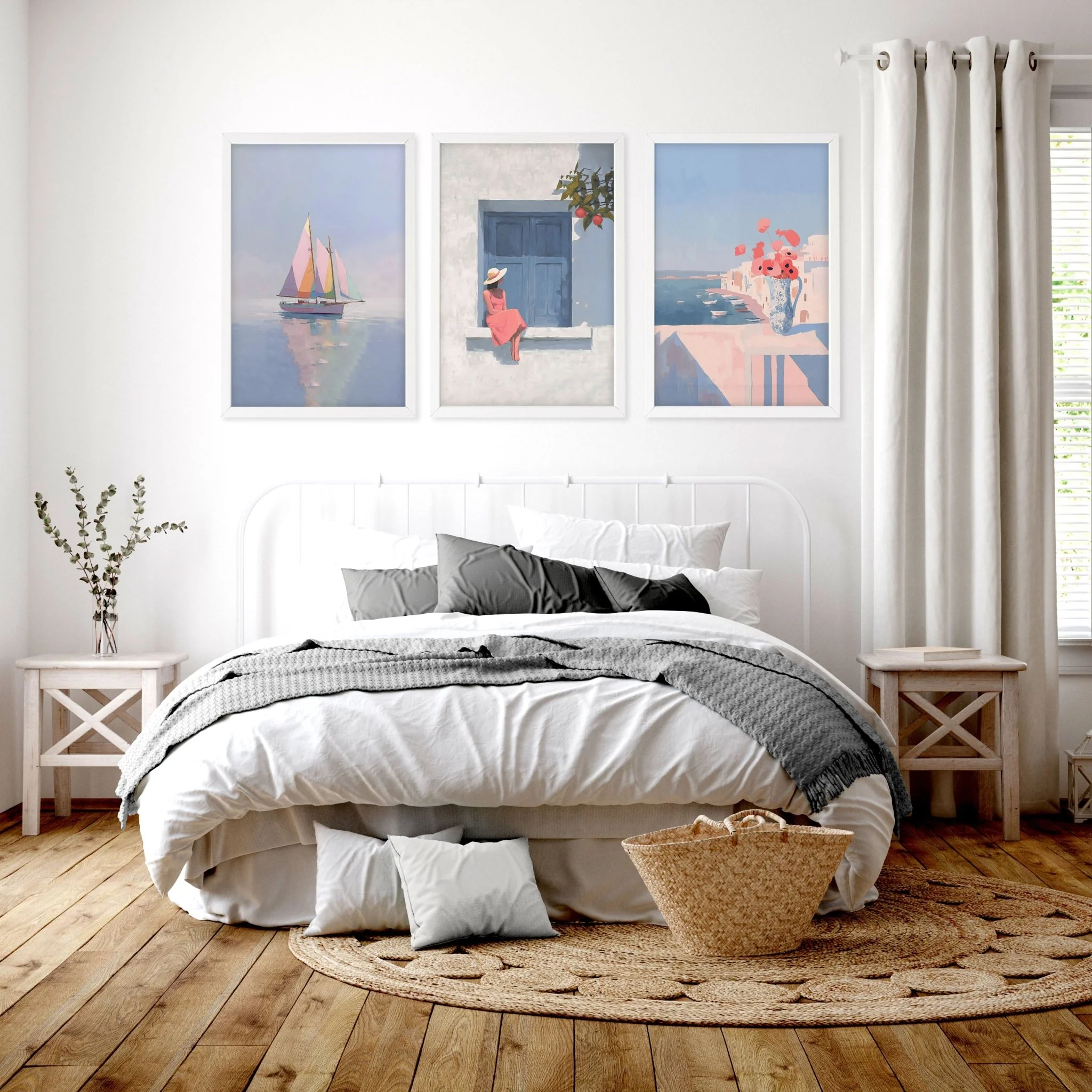 Artwork With Frames | Set of 3 Italian Lifestyle Wall art Prints