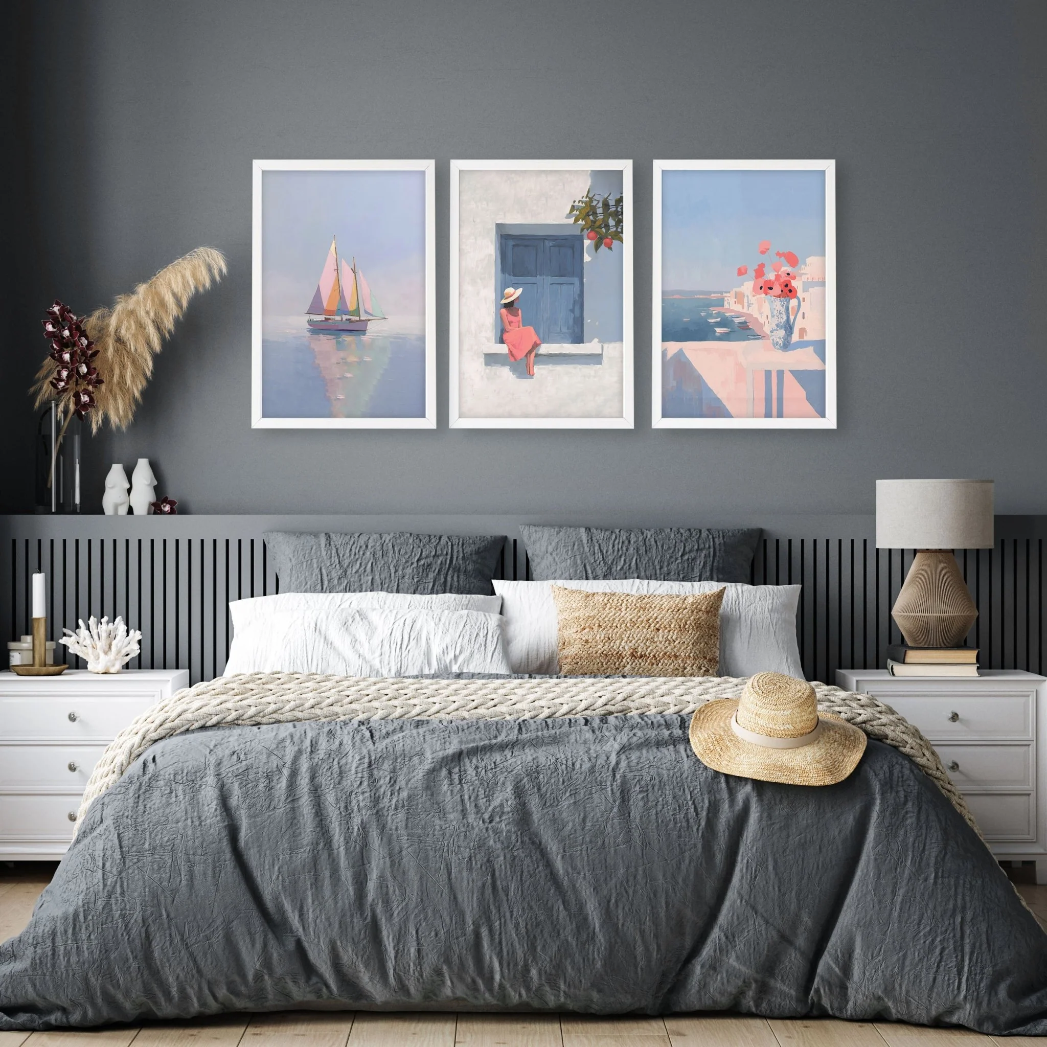 Artwork With Frames | Set of 3 Italian Lifestyle Wall art Prints - Image 2