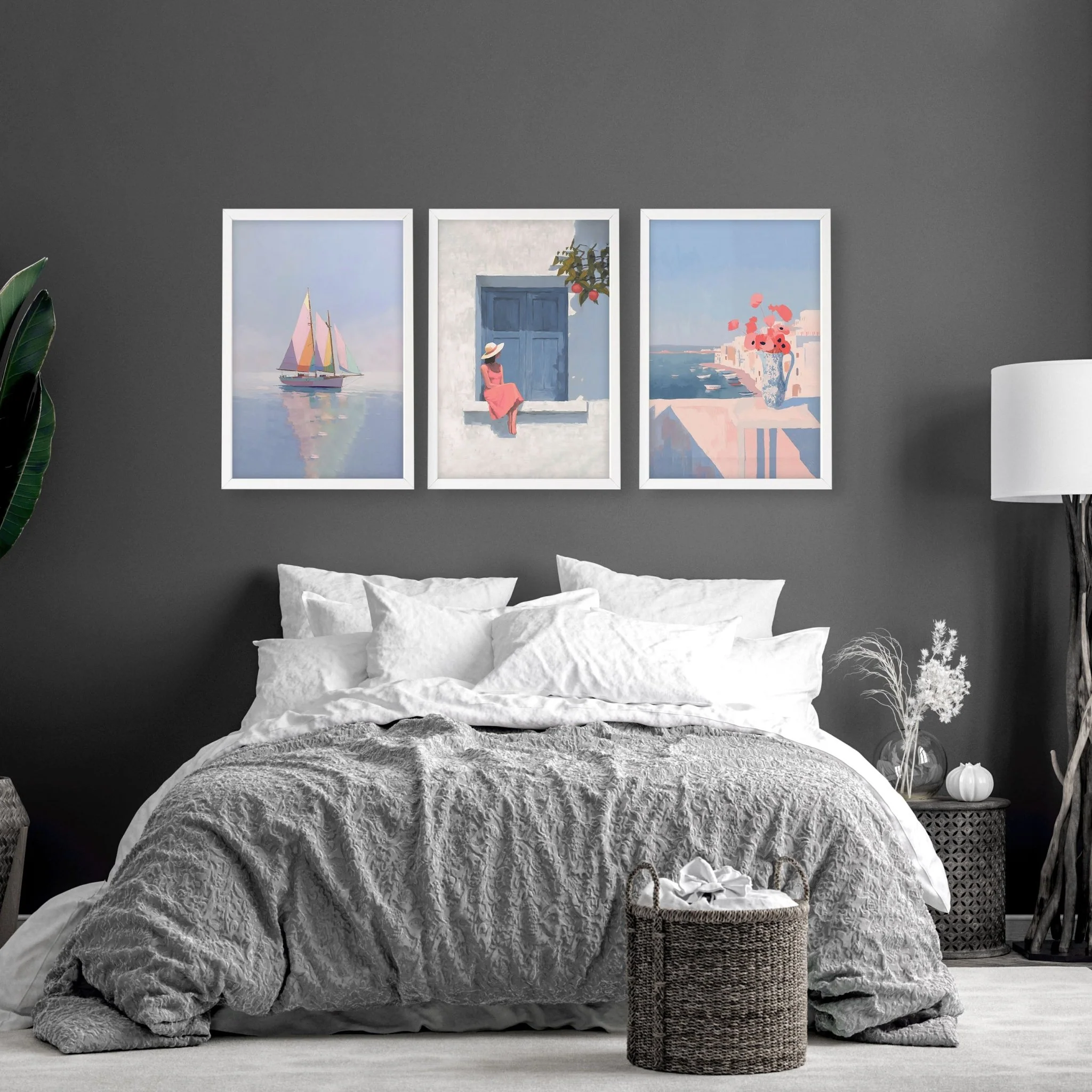 Artwork With Frames | Set of 3 Italian Lifestyle Wall art Prints - Image 3