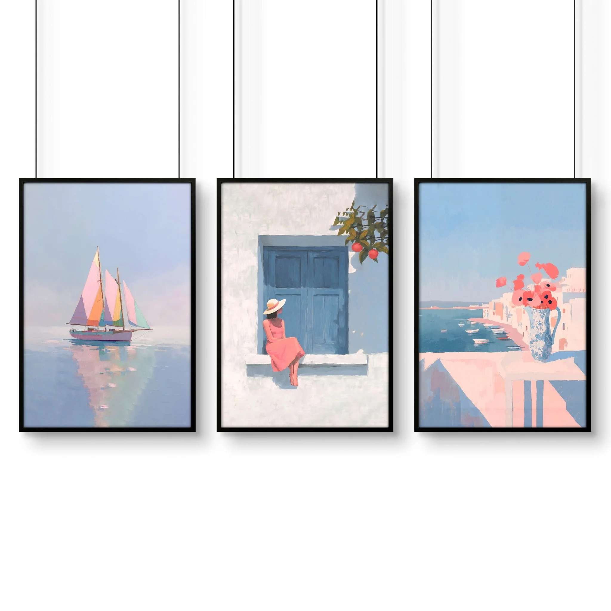 Artwork With Frames | Set of 3 Italian Lifestyle Wall art Prints - Image 9
