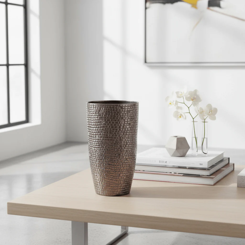 Arya Pewter Large Vase - Image 4