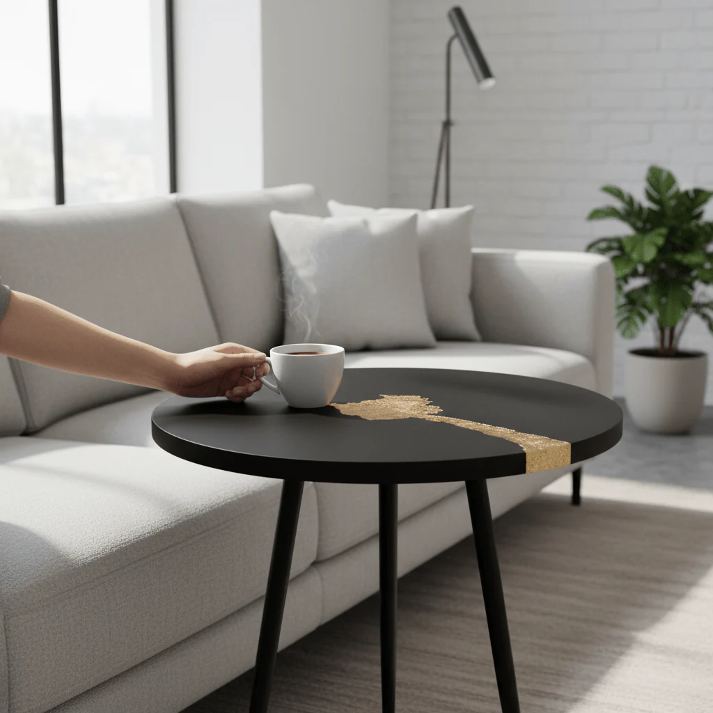 Asamra Black Side Table - Image 5