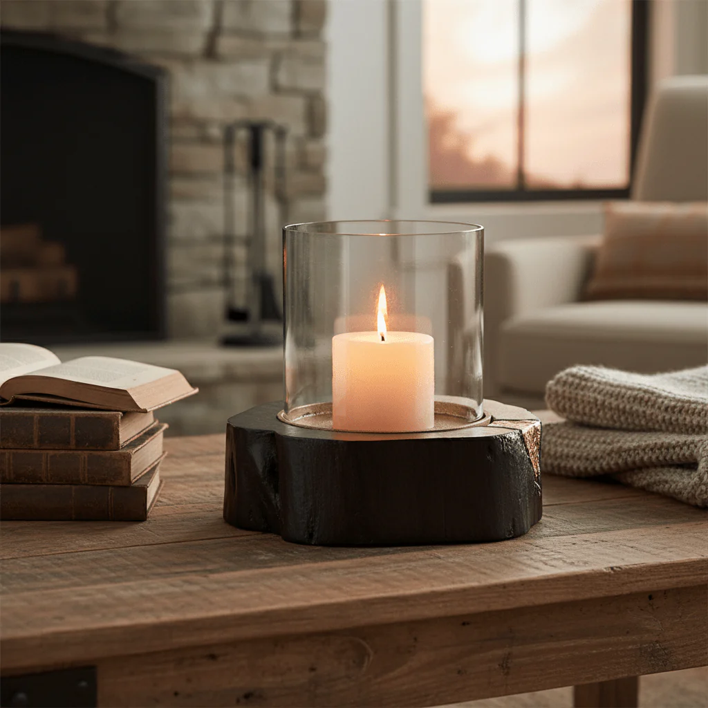 Asamra Large Hurricane Candle Holder - Image 3