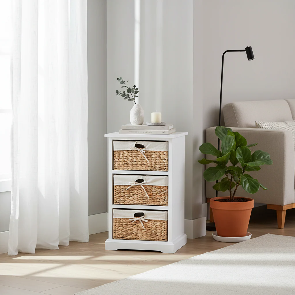 Ashby 3 Seagrass Drawer Chest. - Image 4