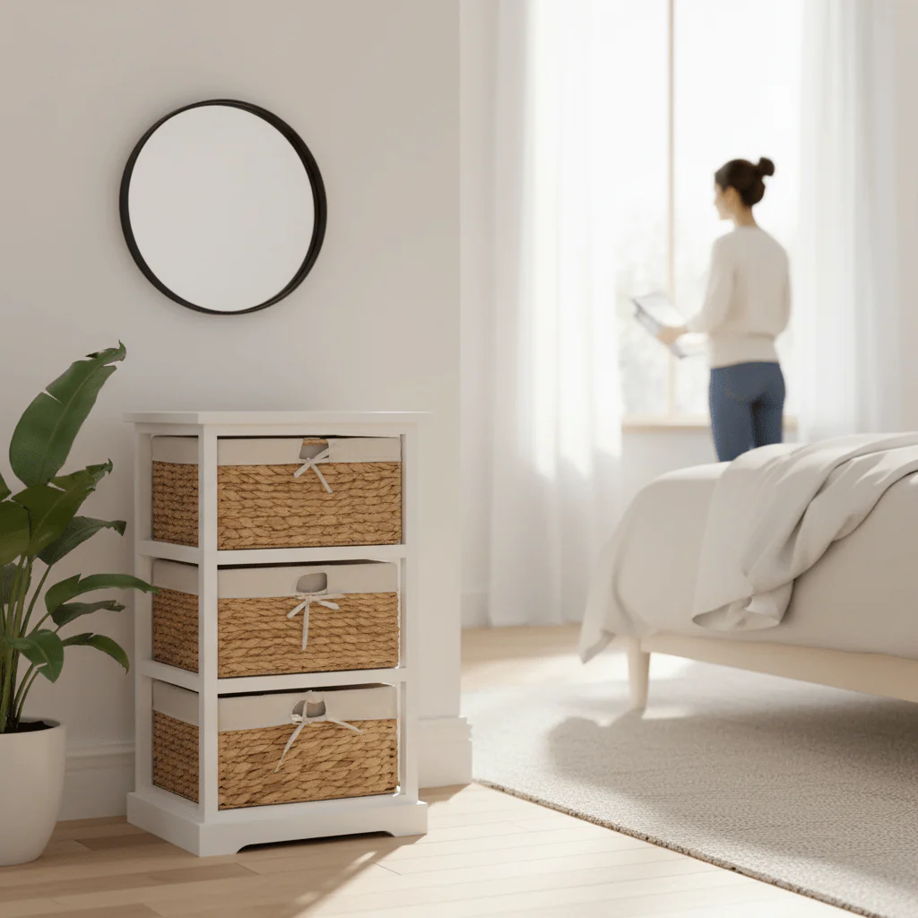 Ashby 3 Seagrass Drawer Chest. - Image 6
