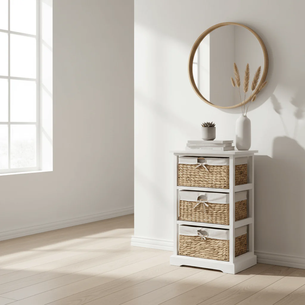 Ashby 3 Seagrass Drawer Chest. - Image 7