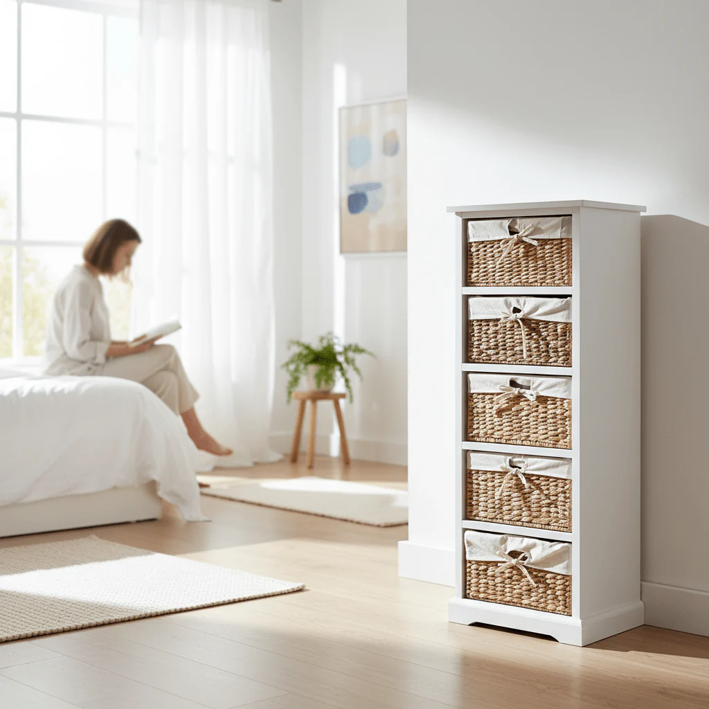Ashby 5 Seagrass Drawer Chest. - Image 2