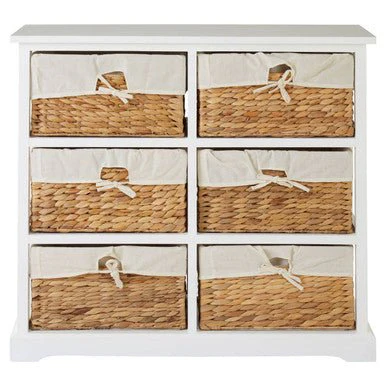 Ashby 6 Seagrass Drawer Chest. - Image 11