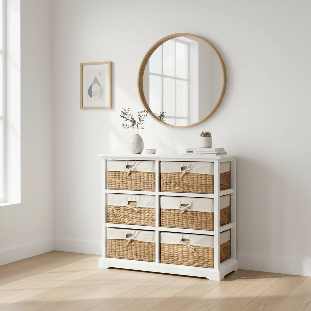 Ashby 6 Seagrass Drawer Chest. - Image 3