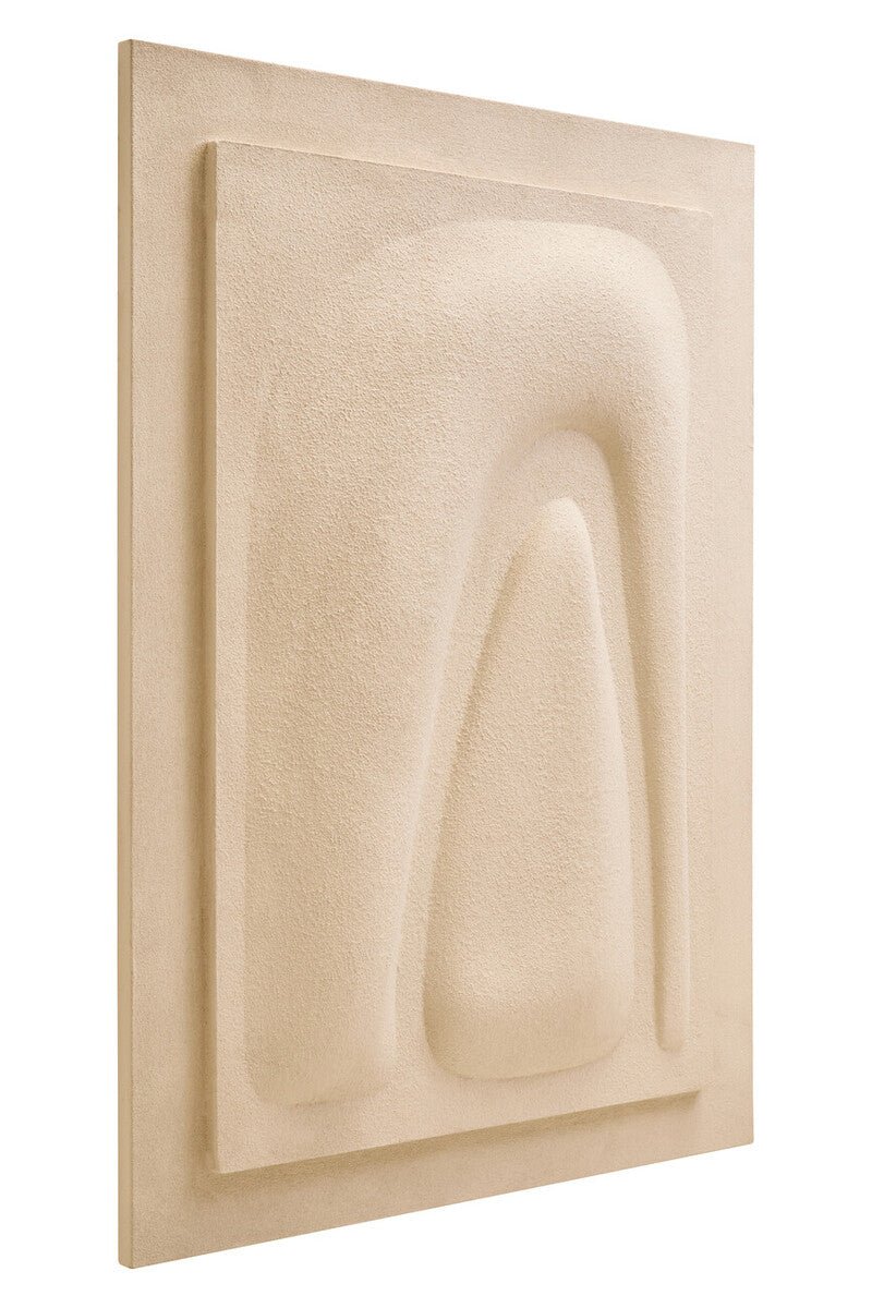 Astratto 3D Cream Wall Art - Image 4