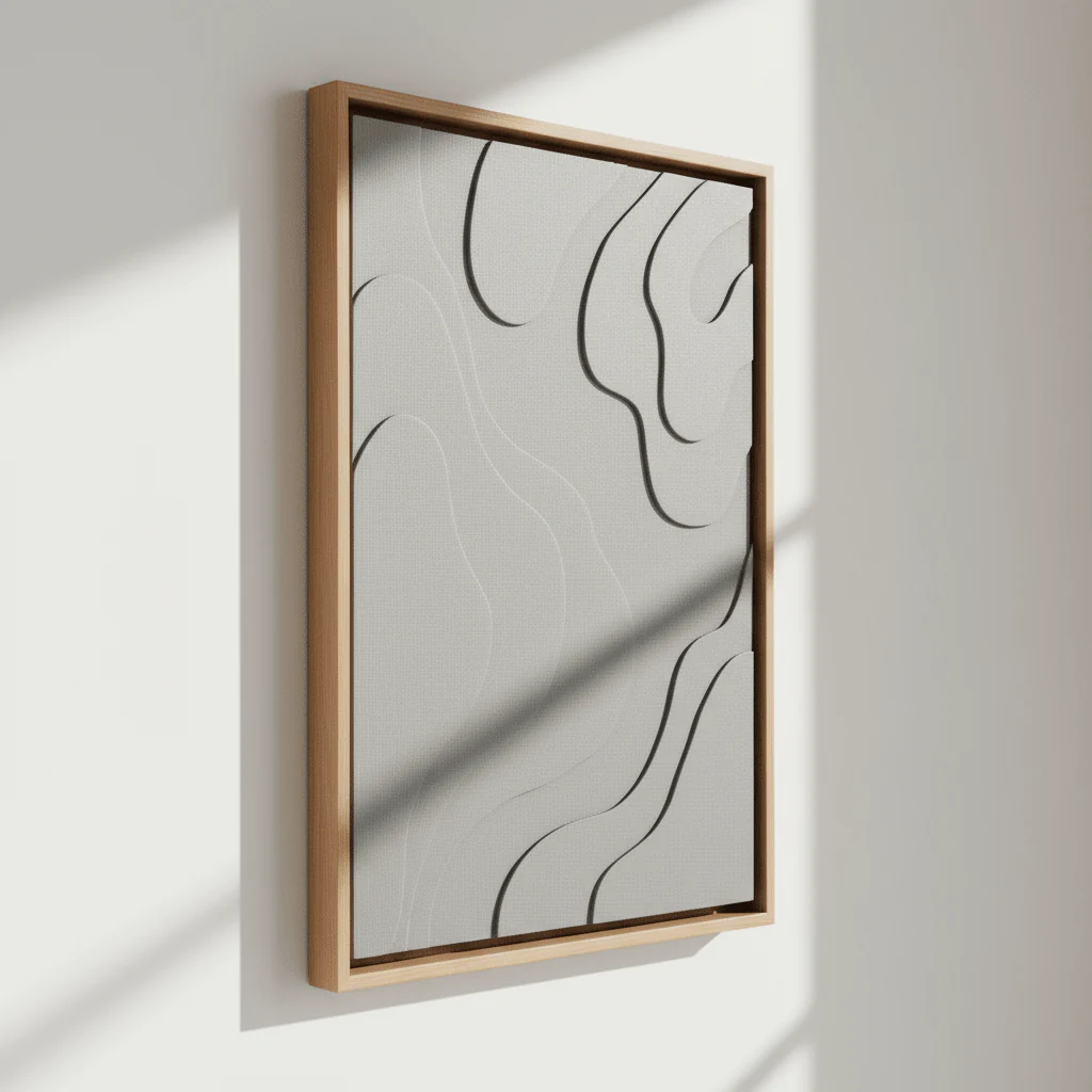 Astratto 3D Effect Green Wall Art - Image 4