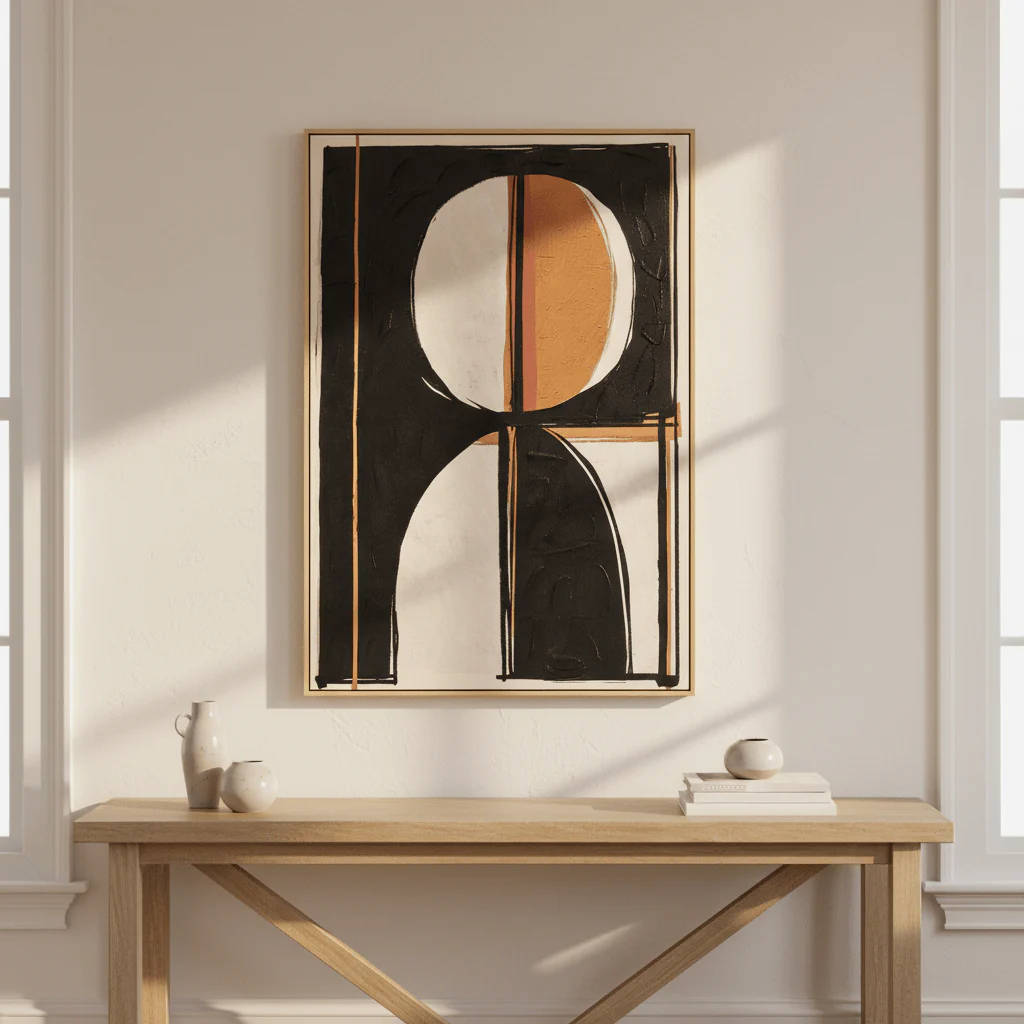 Astratto Abstract Geometric Design Wall Art - Image 2