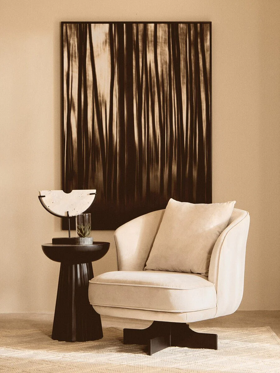 Astratto Black And Natural Classic Wall Art - Image 5