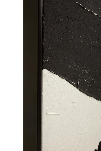 Astratto Black and White Abstract Textured Wall Art - Image 9