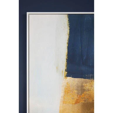 Astratto Blue And Gold Foil Wall Art - Image 9