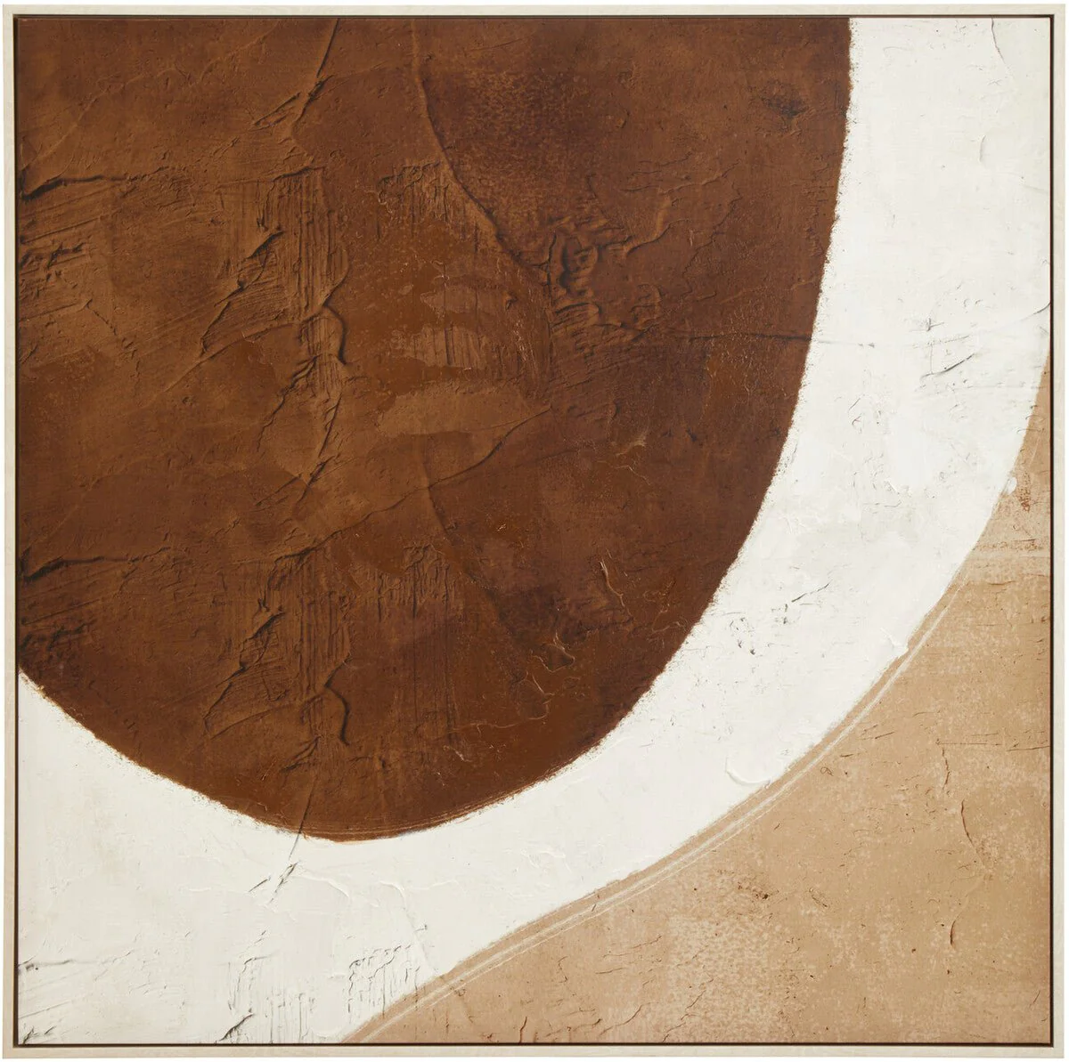 Astratto Brown and Natural Textured Wall Art - Image 7