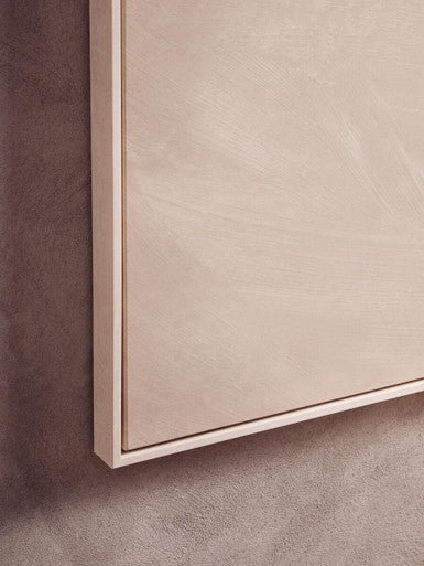 Astratto Canvas Natural And White Textured Plaster Wall Art - Image 11