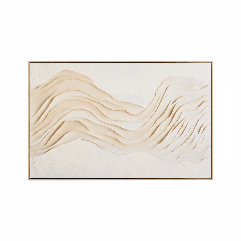 Astratto Cream Textured Wall Art