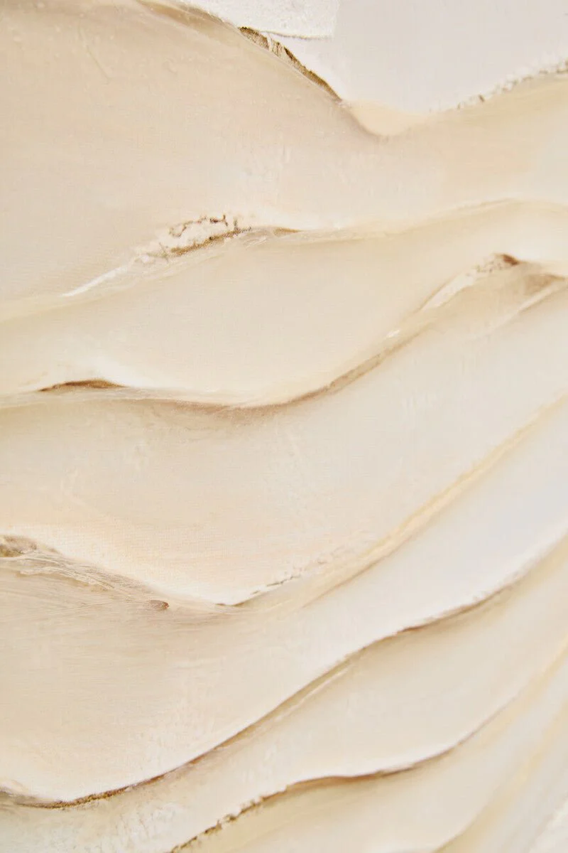 Astratto Cream Textured Wall Art - Image 8