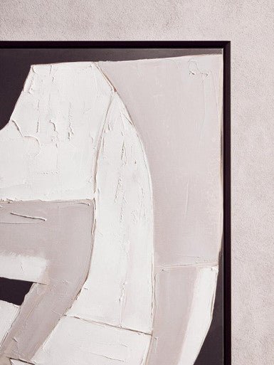 Astratto Monochrome Abstract Textured Wall Art - Image 9