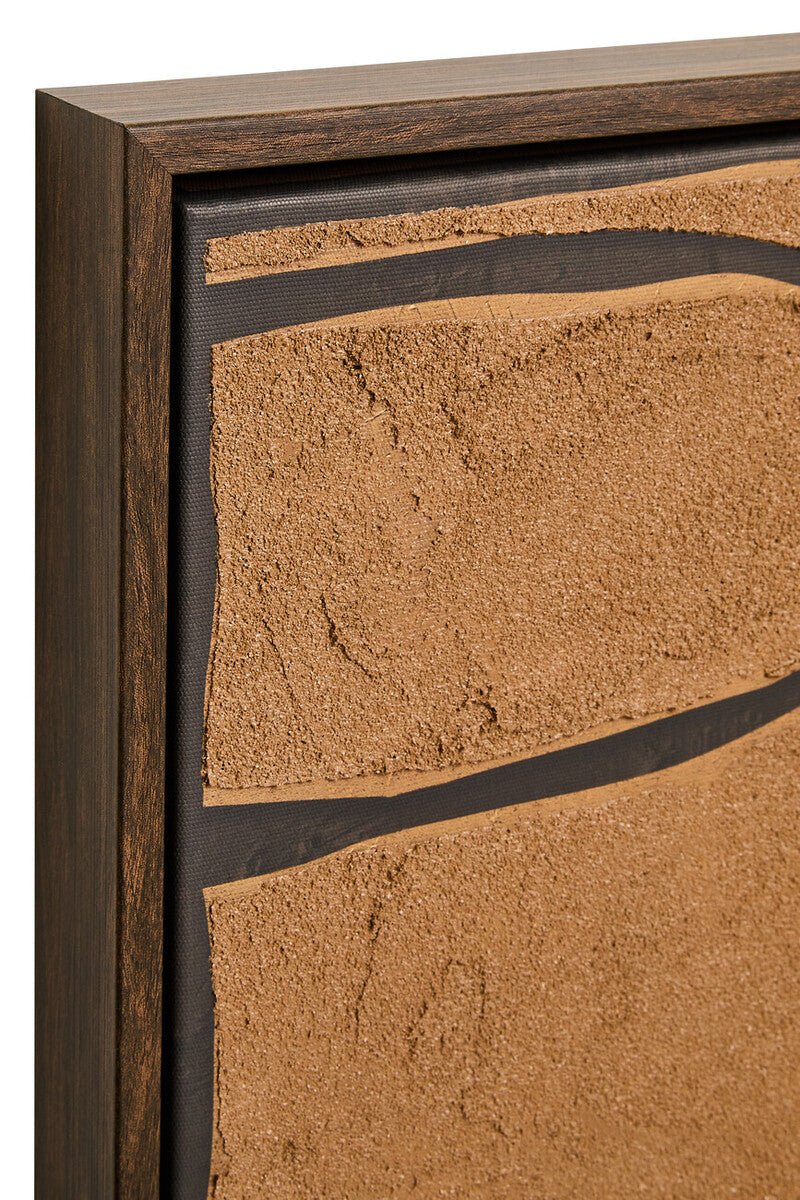 Astratto Set Of 2 Brown and Black Textured Wall Art - Image 7