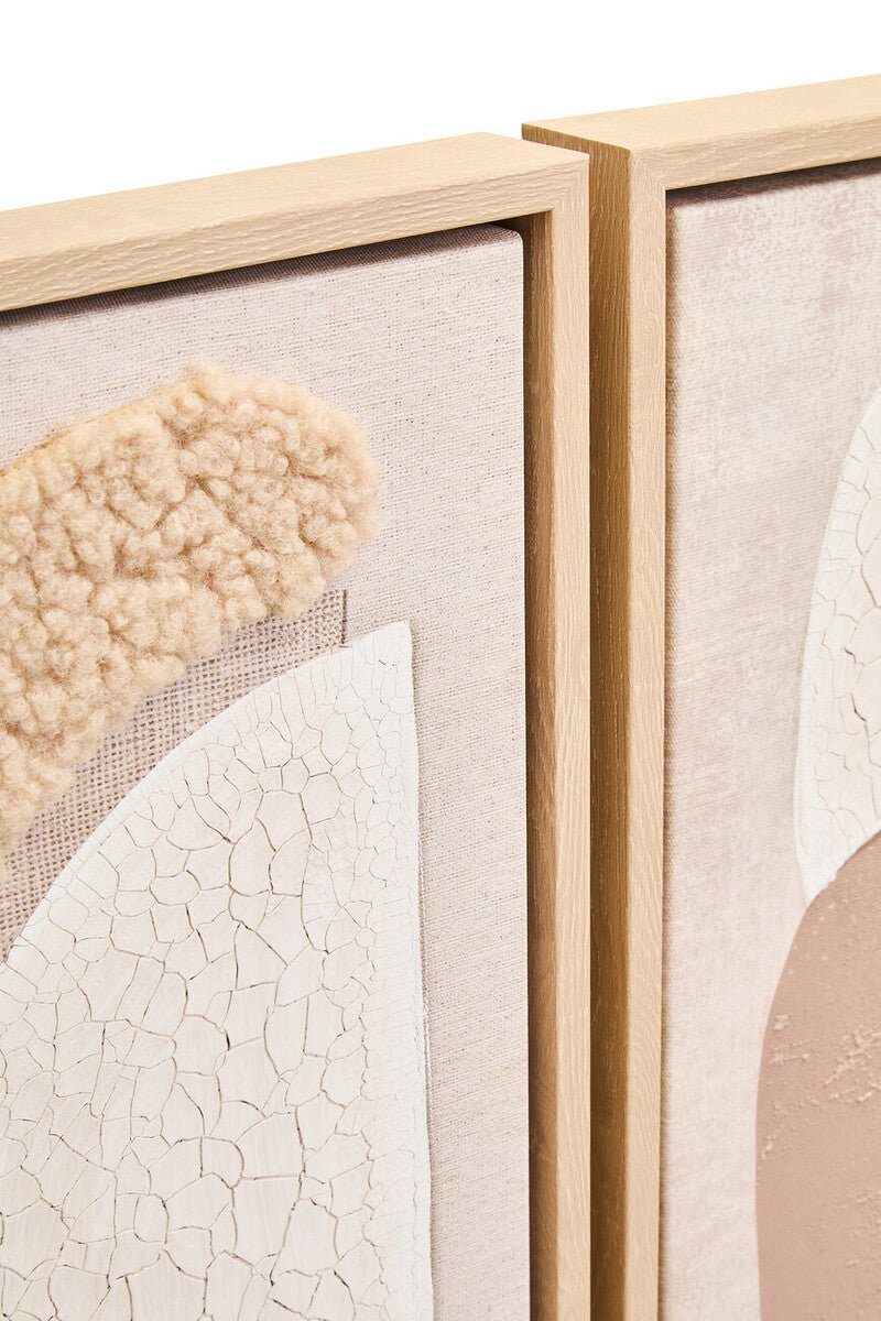 Astratto Set Of 2 Natural Textured Wall Art - Image 8