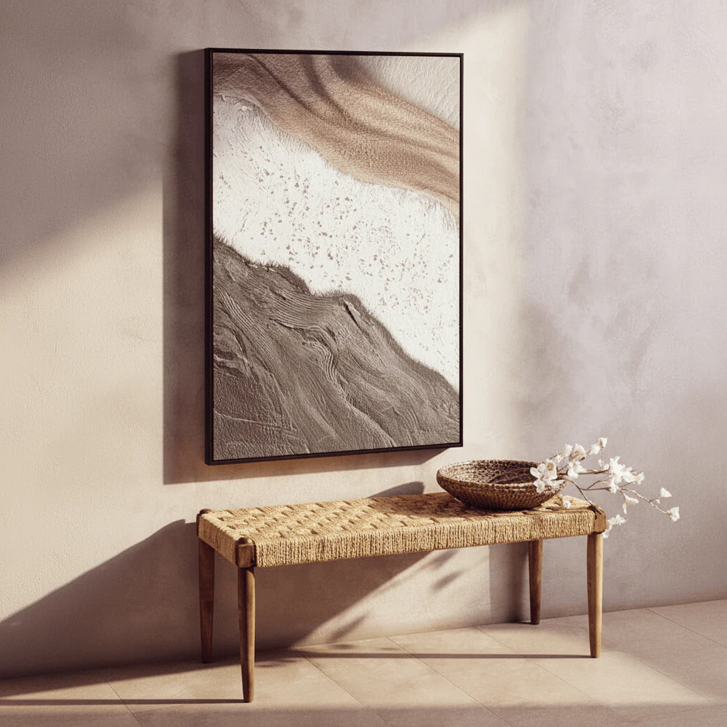 Astratto Textured Multi Colour Wall Art - Image 3