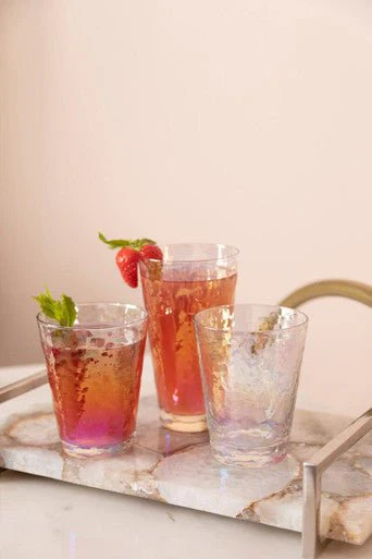Aurora Set Of 4 Lustre Glass Tumblers - Image 7