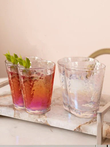 Aurora Set Of 4 Lustre Glass Tumblers - Image 8