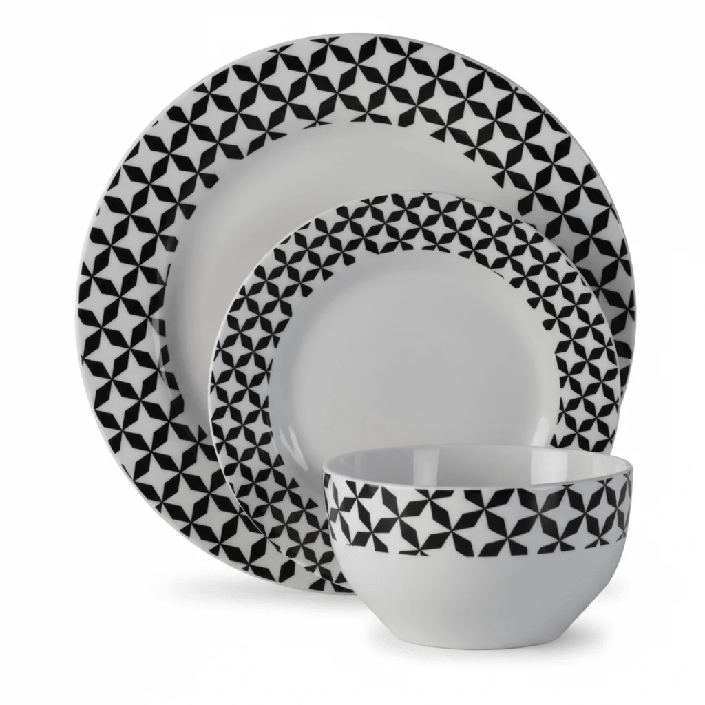 Avie 12 Piece Windmill Dinner Set