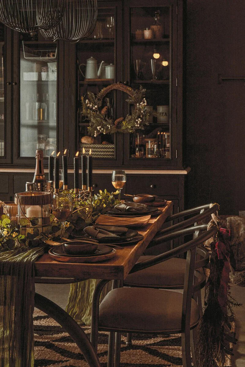 Avie 16 Piece Antique Gold Finish Cutlery Set - Image 20