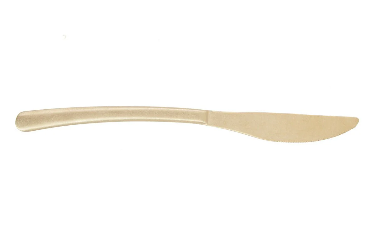 Avie 16 Piece Antique Gold Finish Cutlery Set - Image 25