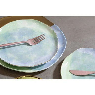 Avie 16 Piece Matte Pink Finish Cutlery Set - Image 7