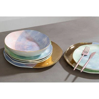 Avie 16 Piece Matte Pink Finish Cutlery Set - Image 8