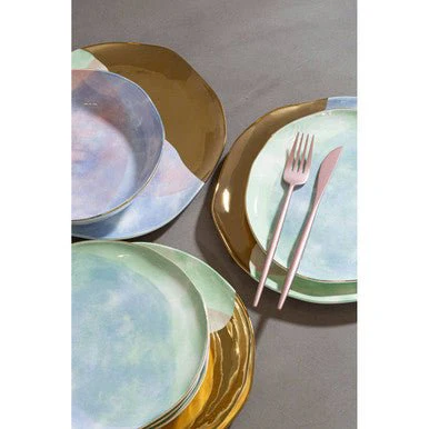 Avie 16 Piece Matte Pink Finish Cutlery Set - Image 9