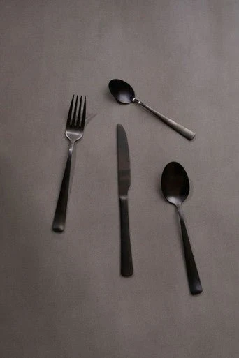 Avie 16 Piece Onyx Cutlery Set - Image 11